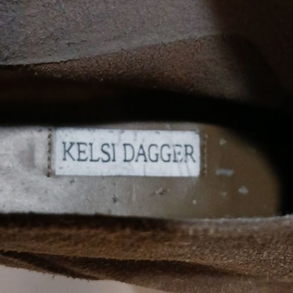 Kelsey Dagger Charlot brown suede ankle boots 8.5 - Picture 8 of 10